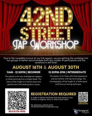 Tap Workshop flyer